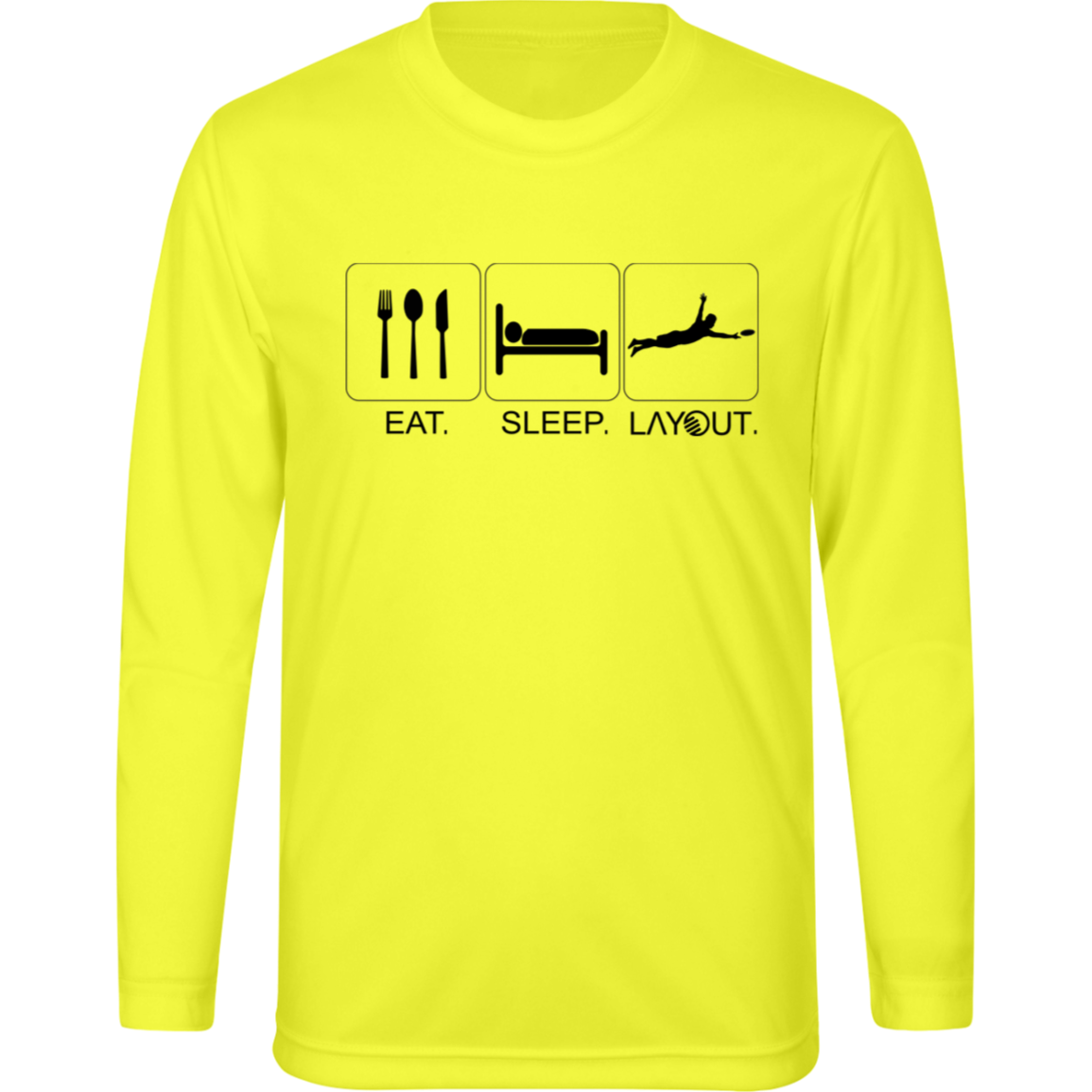 Eat, Sleep, Layout Jersey Long Sleeve - Youth