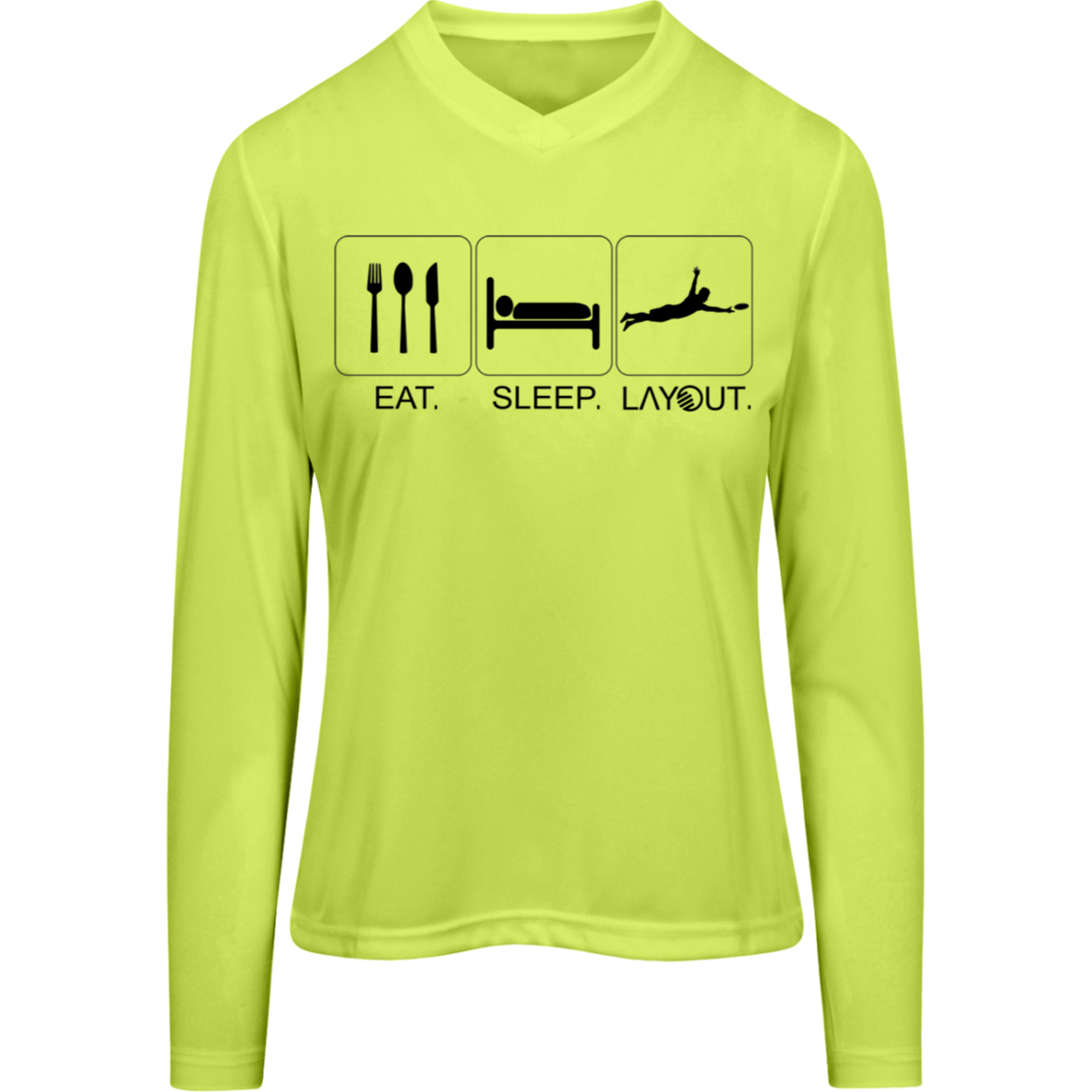 Eat, Sleep, Layout Jersey Long Sleeve - Women